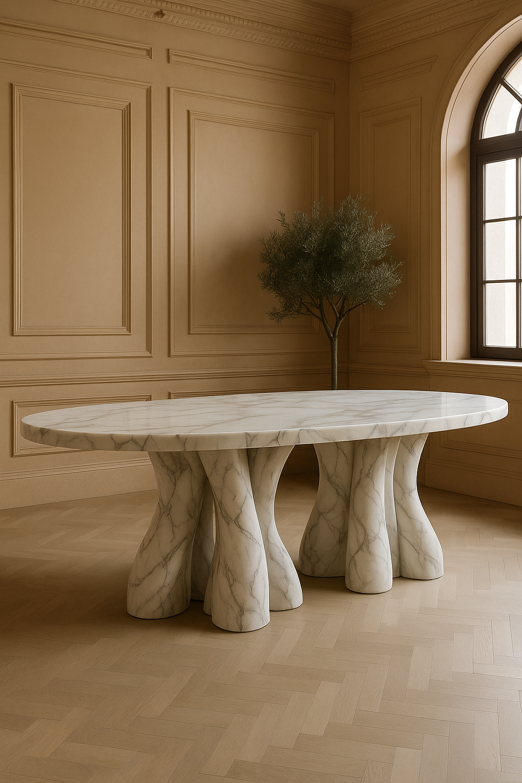 Carrara Marble Table