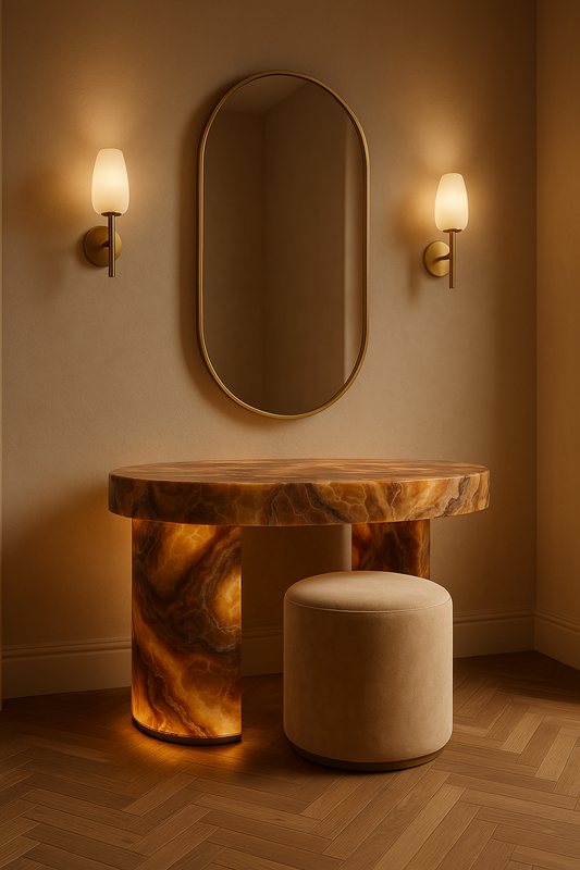 Amber Onyx Table