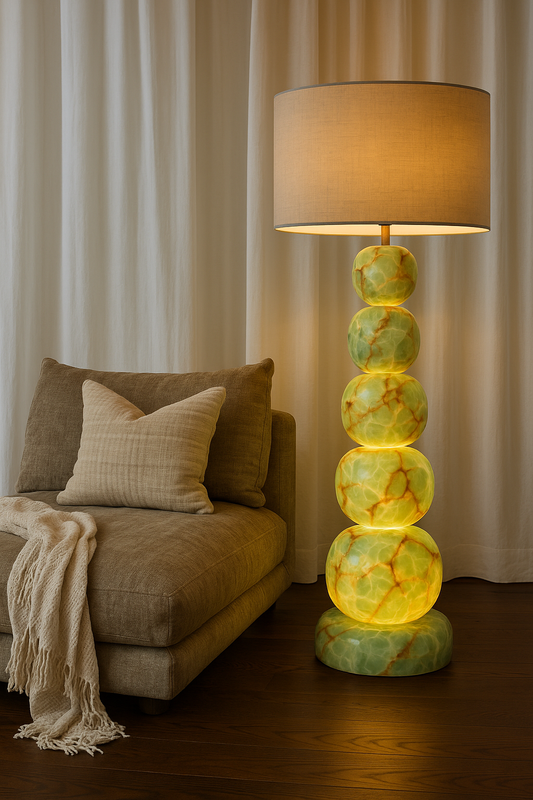 Emerald Onyx Lamp