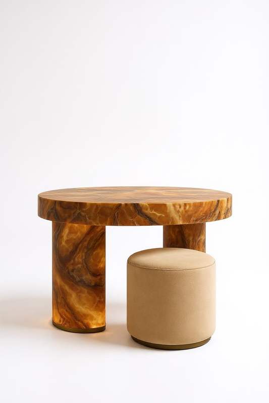 Amber Onyx Table