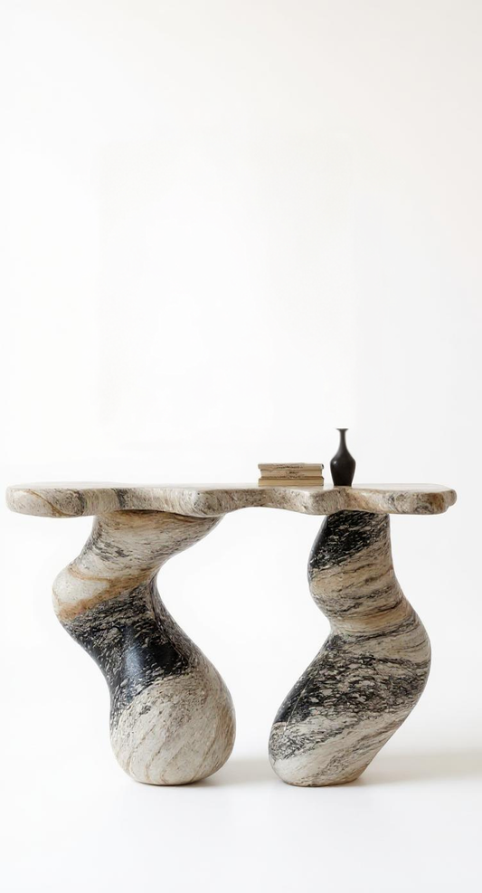 Black Forest Marble Console