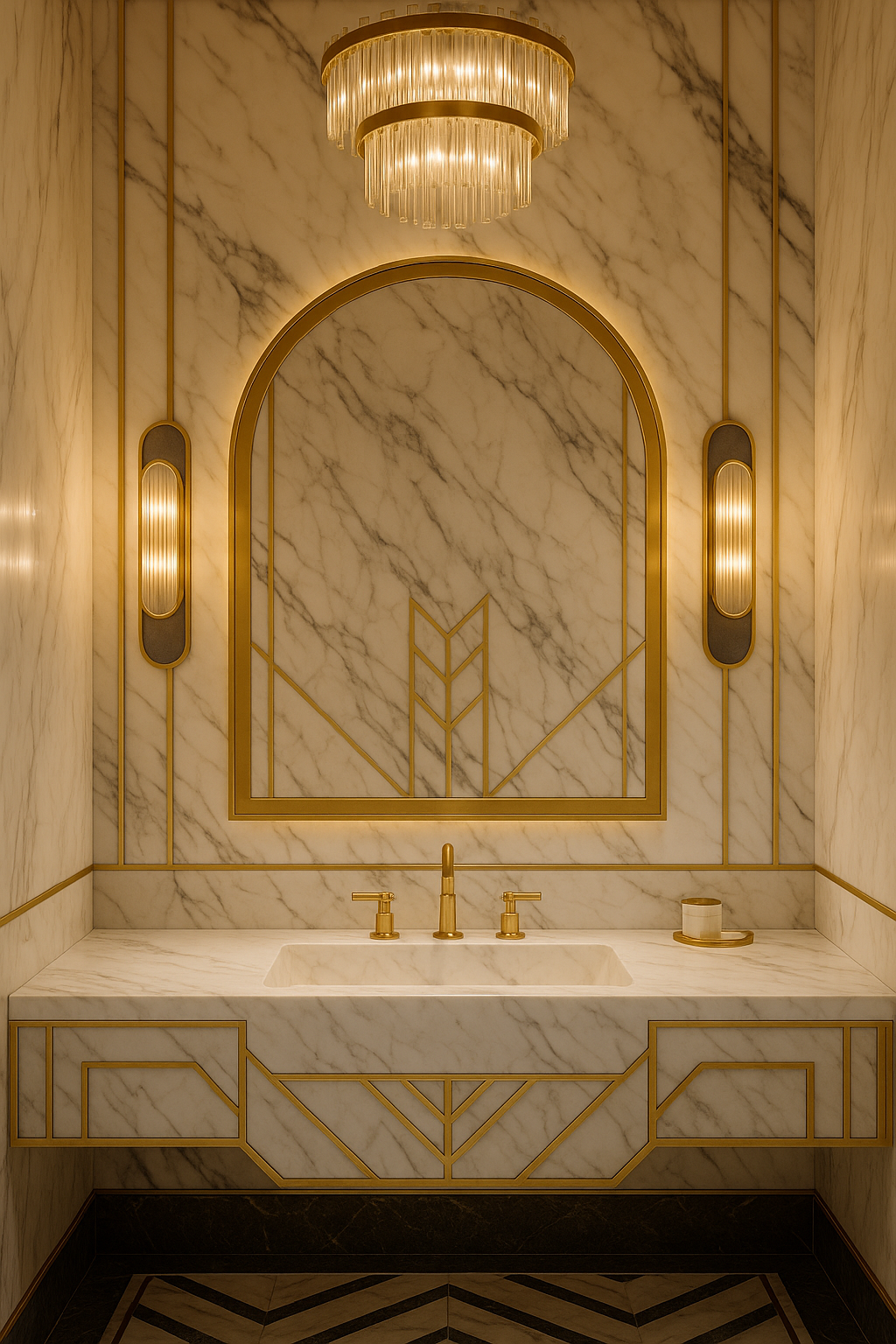 Carrara Marble Sink
