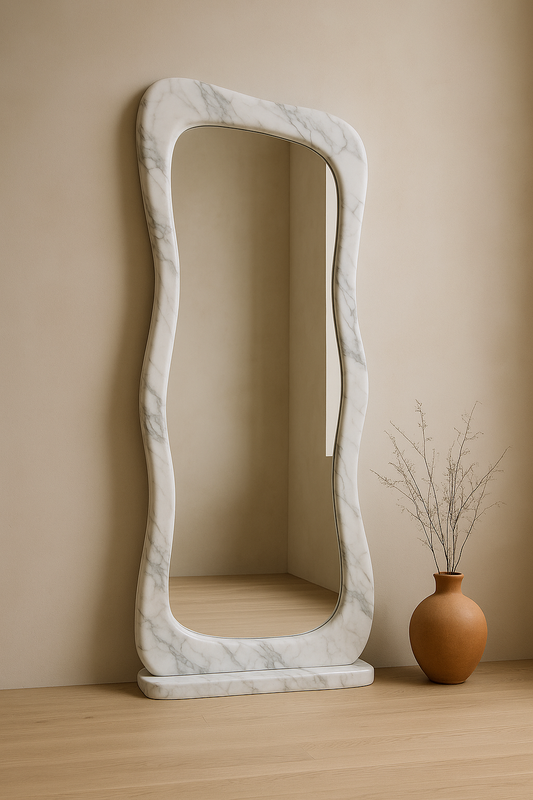 Carrara Marble Mirror Frame