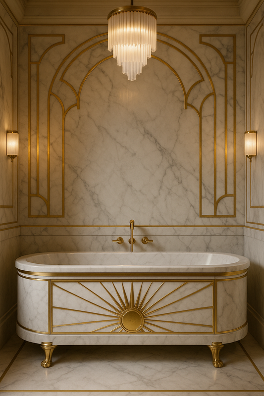 Carrara Marble Bathtub