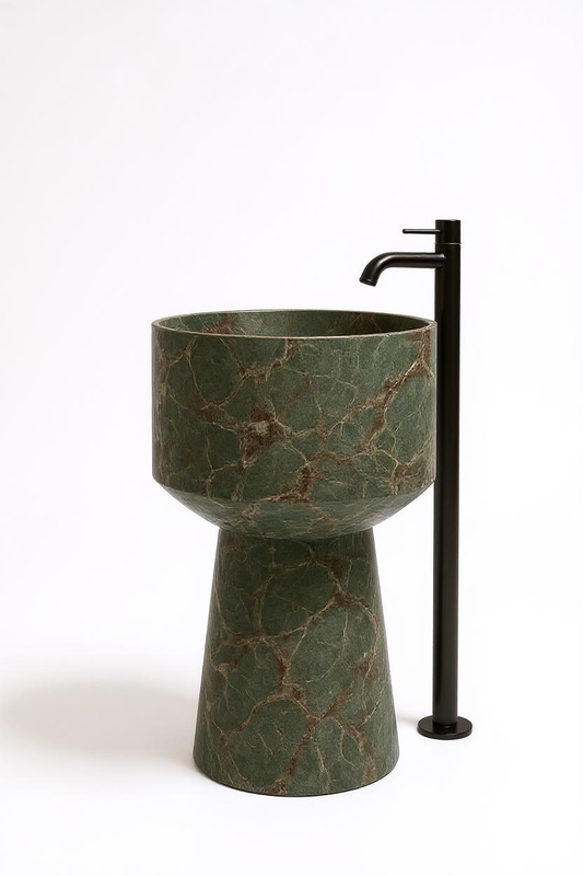 Verde Guatemala Marble Sink