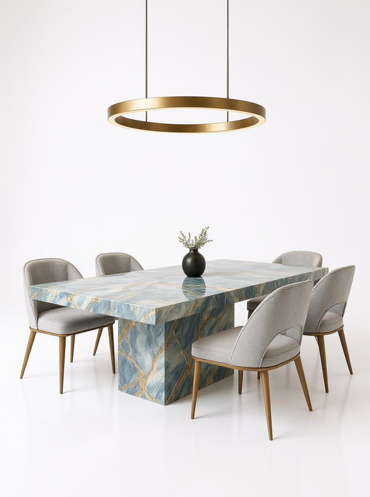 Fantasy Blue Onyx Dining Table