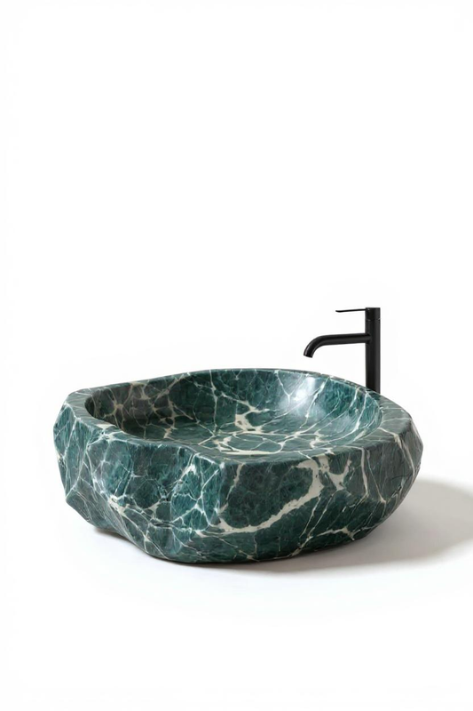 Verde Alpi Marble Sink