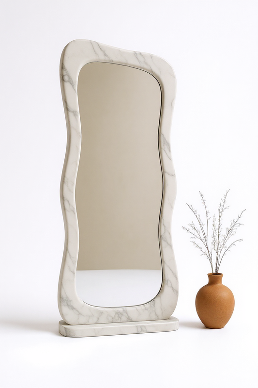 Carrara Marble Mirror Frame