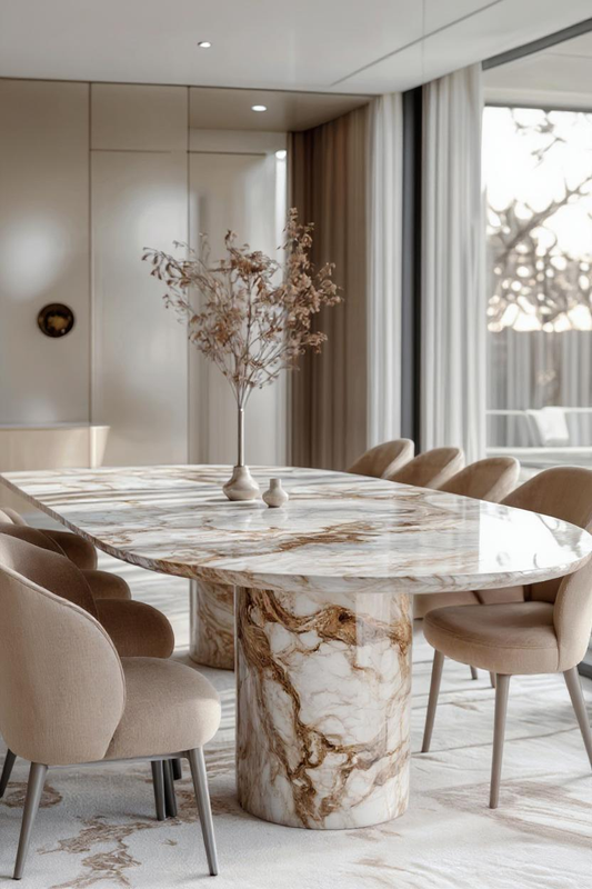 Calacatta Gold Dining Table