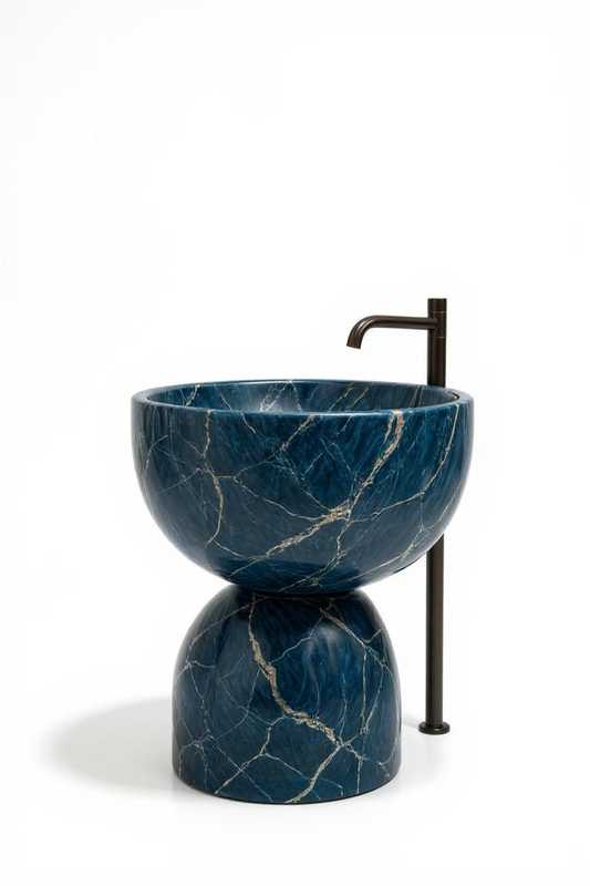 Sodalite Blue Marble Sink Design