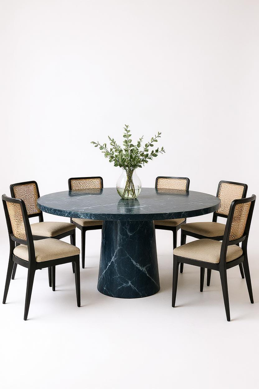 Blue Sodalite Onyx Dining Table