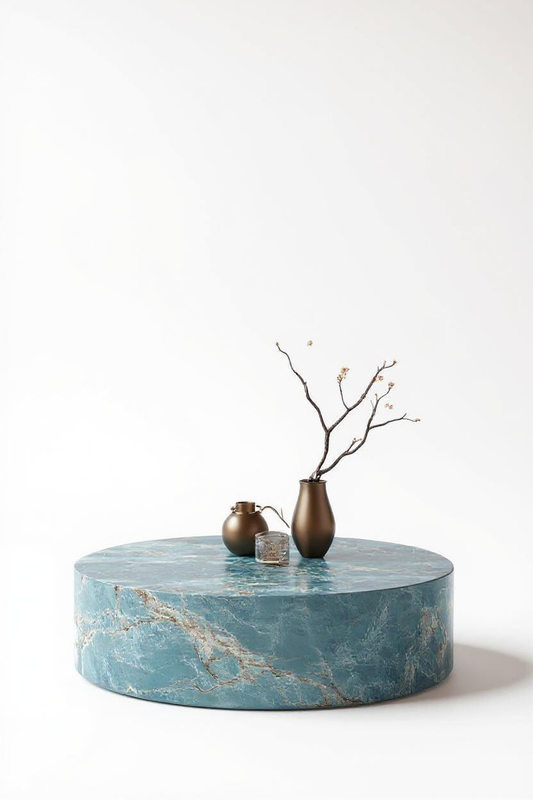 Aqua Marble Coffee Table